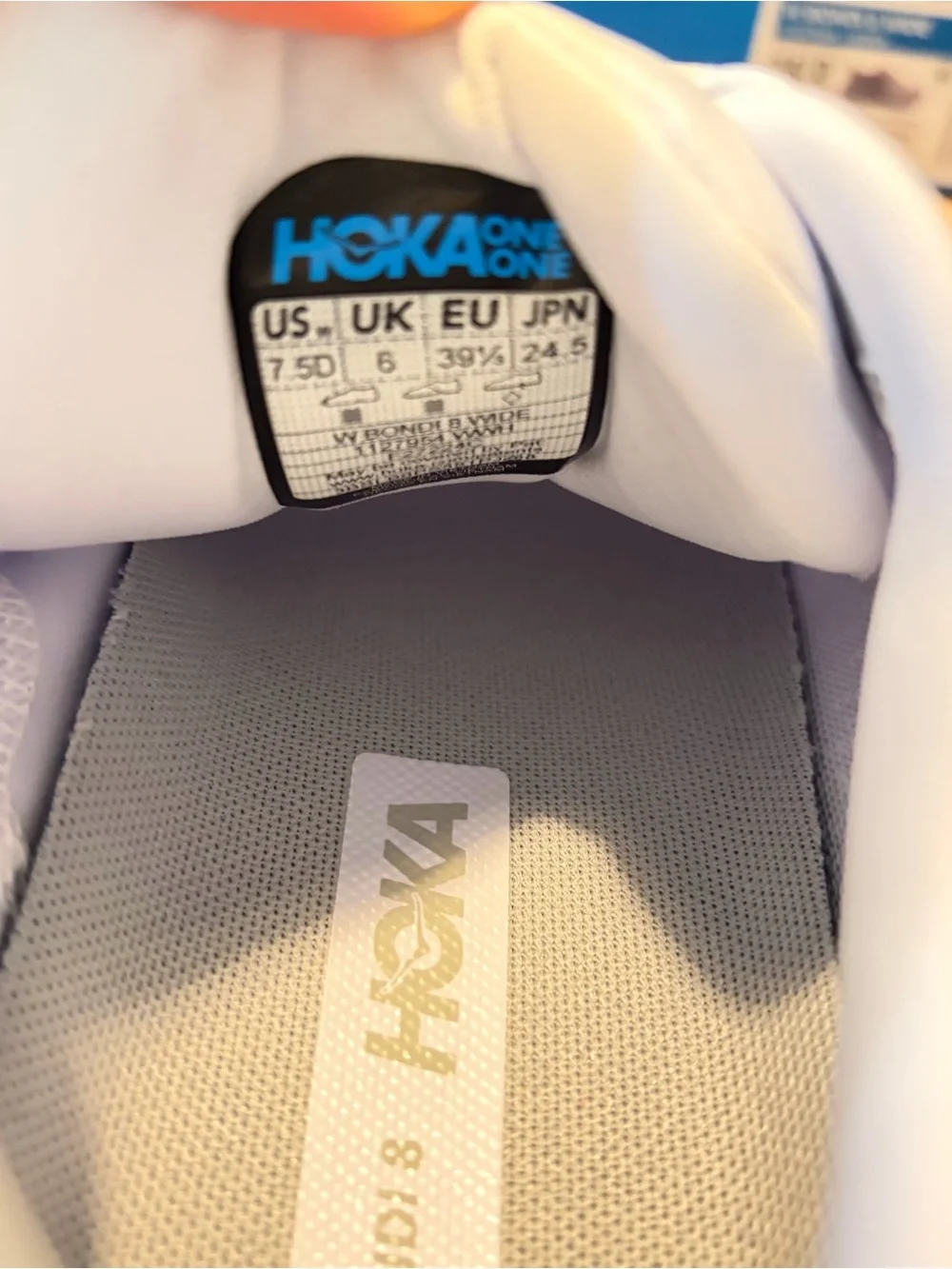 Hoka breathable mesh